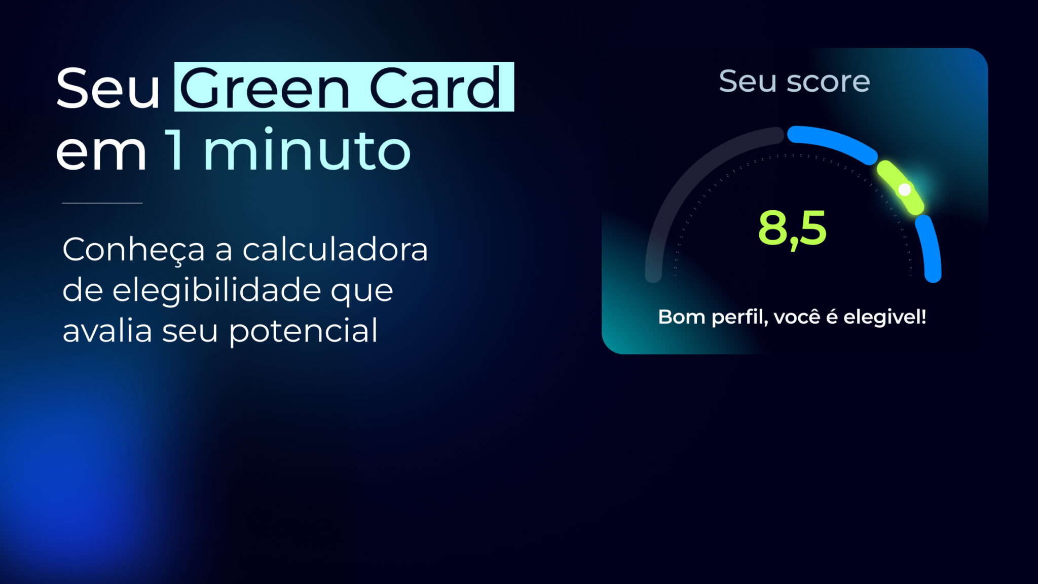 A imagem mostra a pontuação que uma pessoa pode alcançar em relação aos requisitos para o visto EB-2 NIW.